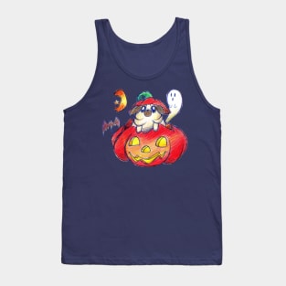 Halloween Pug Tank Top